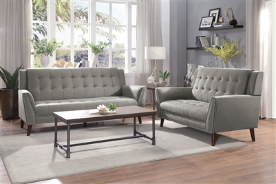 Broadview 2 Piece Sofa Set in Fawn by Home Elegance - HEL-9977BR