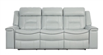 Darwan Double Lay Flat Reclining Sofa in Light Gray by Home Elegance - HEL-9999GY-3