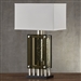 Aura Table Lamp in Satin Nickel by Home Elegance - HEL-H10081