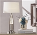 Jair Table Lamp in Satin Nickel by Home Elegance - HEL-H10130