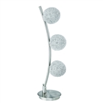 Kiran Table Lamp in Satin Nickel by Home Elegance - HEL-H11302
