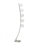 Inara Floor Lamp in Satin Nickel by Home Elegance - HEL-H11303