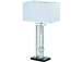 Jalen Table Lamp in Satin Nickel by Home Elegance - HEL-H11759