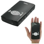 iGo UP-2020 DLP Projector - Black- 854 x 480 - WVGA - 20 lm - 16:9 - HDMI - USB - VGA - microSD Card - Built-in - Media Player - 1 Year Warranty
