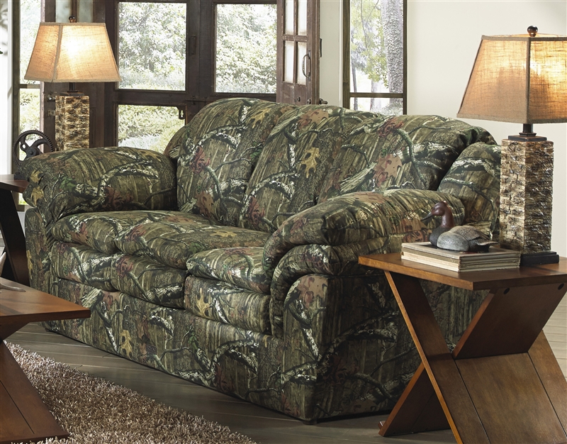 Duck Dynasty Huntley Sofa In Mossy Oak Or Realtree Camouflage Fabric By Jackson Furniture 3212 03