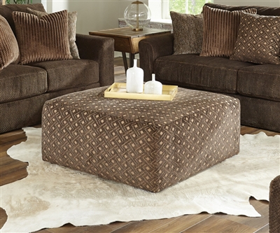 Midwood Cocktail Ottoman in Brindle Fabric by Jackson Furniture - 3291-12-CH