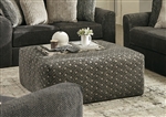 Midwood Cocktail Ottoman in Smoke Fabric by Jackson Furniture - 3291-12-S