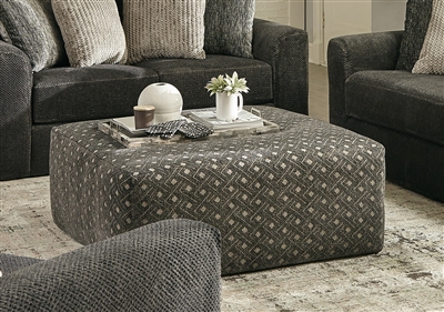 Midwood Cocktail Ottoman in Smoke Fabric by Jackson Furniture - 3291-12-S