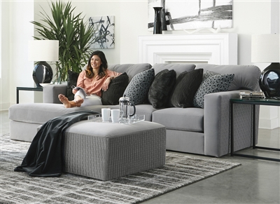 Carlsbad 2 Piece Sectional in Charcoal Fabric by Jackson Furniture - 3301-02-CH