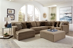 Carlsbad 5 Piece Sectional in Carob Fabric by Jackson Furniture - 3301-05-C