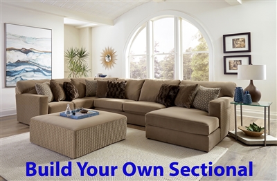 Carlsbad Build Your Own Sectional in Carob Fabric by Jackson Furniture - BYO-C