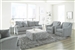 Lamar 2 Piece Sofa Set in Shark Fabric by Jackson Furniture - 4098-SET-S