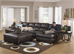 Lawson 3 Piece Leather Sectional by Jackson - 4243-003