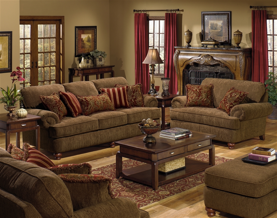 Belmont Sofa in Umber Chenille by Jackson Furniture - 4347-03-U