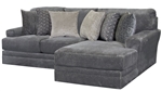 Mammoth 2 Piece Sectional in Smoke Fabric by Jackson Furniture - 4376-02C-S