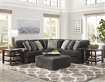 Mammoth 2 Piece Sectional in Smoke Fabric by Jackson Furniture - 4376-02L-S