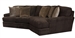 Mammoth 2 Piece Sectional in Chocolate Fabric by Jackson Furniture - 4376-02P-CH
