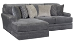 Mammoth 2 Piece Sectional in Smoke Fabric by Jackson Furniture - 4376-2C-S