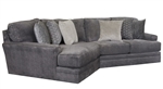 Mammoth 2 Piece Sectional in Smoke Fabric by Jackson Furniture - 4376-2P-S