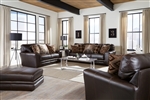Denali 2 Piece Living Room Set in Chocolate Leather by Jackson Furniture - 4378-CH