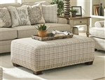 Newberg Cocktail Ottoman in Winter Fabric by Jackson Furniture - 4421-28