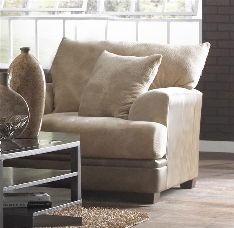 Barkley Oversized Chair In Toast Fabric By Jackson Furniture 4442