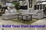 Posh Dove Fabric BUILD YOUR OWN Sectional by Jackson Furniture - 4445-BYO-D