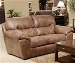 Grant Loveseat in Silt Leather by Jackson Furniture - 4453-02-S