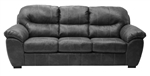 Grant Sofa in Steel Leather by Jackson Furniture - 4453-03-ST