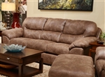 Grant Sofa Sleeper in Silt Leather by Jackson Furniture - 4453-04-S