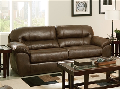 Bradshaw Sofa in Mink Faux Leather Fabric by Jackson Furniture - 4530-03
