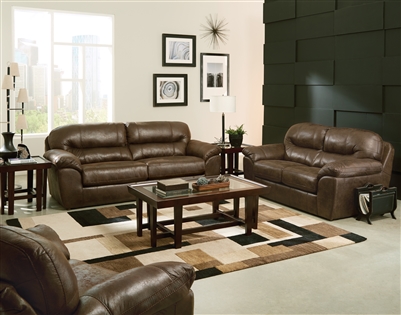 Bradshaw 2 Piece Set in Mink Faux Leather Fabric by Jackson Furniture - 4530