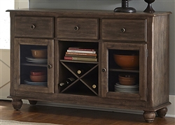 Candlewood Server in Weathered Finish by Liberty Furniture - 163-SR5436