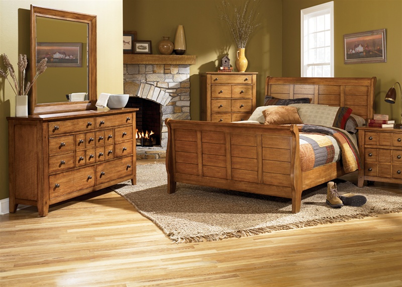 oak cabin bed with desk