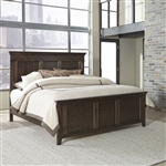 Saddlebrook Panel Bed in Tobacco Finish by Liberty Furniture - 184-BR-QPB