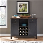 Carolina Crossing Server in Antique Honey and Black Finish by Liberty Furniture - 186B-SR4836