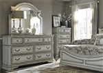 Magnolia Manor 7 Drawer Dresser in Antique White Finish by Liberty Furniture - 244-BR31