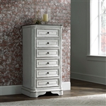 Magnolia Manor Lingerie Chest in Antique White Finish by Liberty Furniture - 244-BR43
