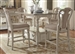 Magnolia Manor Counter Height Table 5 Piece Dining Set in Antique White Finish by Liberty Furniture - 244-DR-5GTS