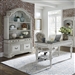 Magnolia Manor 3 Piece Home Office Set in Antique White Finish by Liberty Furniture - 244-HO-3DH
