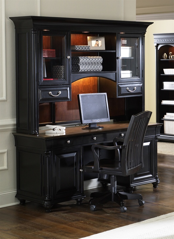 St Ives Jr Executive Home Office, Home Office Desk With Credenza