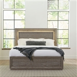 Horizons Panel Bed in Graystone Finish by Liberty Furniture - 272-BR-QPB