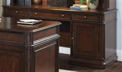 Brayton Manor Jr Executive Credenza in Cognac Finish by Liberty Furniture - 273-HO120