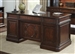 Brayton Manor Jr Executive Desk in Cognac Finish by Liberty Furniture - 273-HOJ-JED