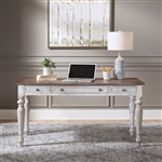 Ocean Isle Writing Desk in Antique White and Weathered Pine Finish by Liberty Furniture - 303WH-HO107