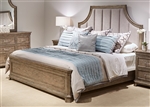 Palladian Place Panel Bed in Oyster Pearl Metallic Finish by Liberty Furniture - 307-BR-QPB