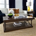 Tribeca Rectangular Cocktail Table in Cordovian Brown Finish by Liberty Furniture - 315-OT1010