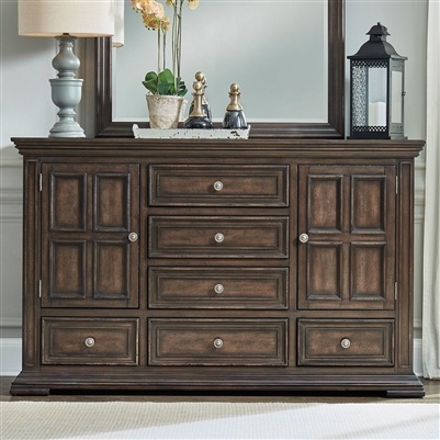 Big Valley Sideboard in Brownstone Finish by Liberty Furniture - 361-BR31