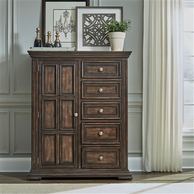 Big Valley Door Accent Cabinet in Brownstone Finish by Liberty Furniture - 361-BR42