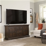 Big Valley 66 Inch TV Console in Brownstone Finish by Liberty Furniture - 361-TV66